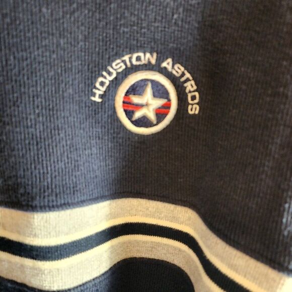 GEAR FOR SPORT ASTROS PULLOVER 100% COTTON SWEATER LONG SLEEVE CREW NECK NAVY - Picture 3 of 11